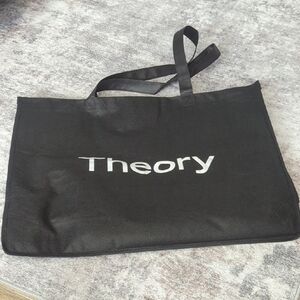 Theory Large Black Tote Shopping Garment Bag - New